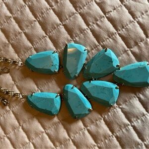 Kendra Scott veined Turquoise Harlow